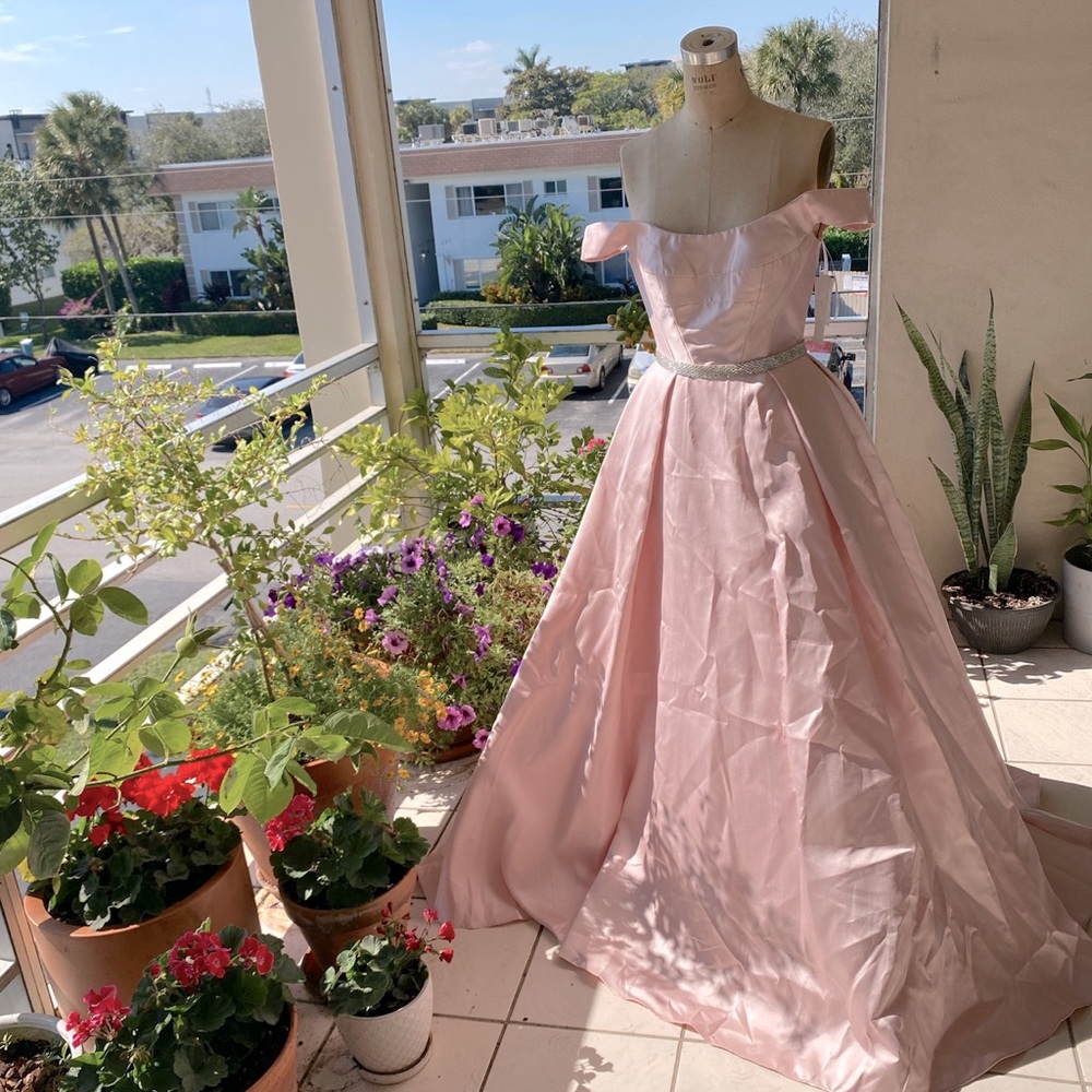 Pink prom dress
